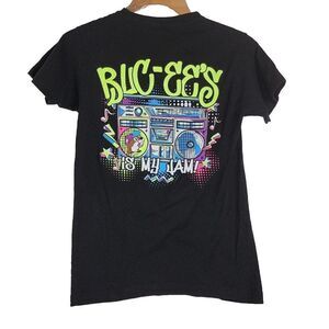 Buc-ees Men's My Jam T-Shirt Size Small Black Colorful Short Sleeve